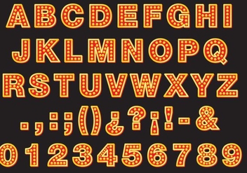 Lightbulb Type Vectors for Hoarding Billboards - vector gratuit #364377
